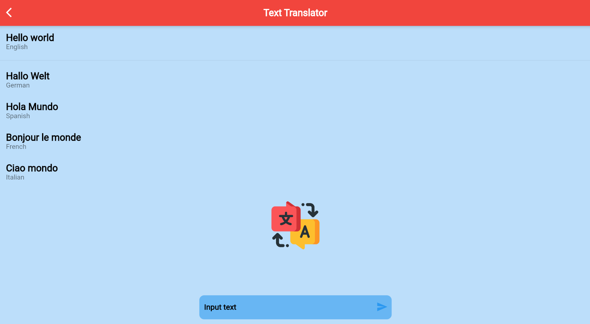 Text Translator app powered by Firebase Translate Text in Firestore
